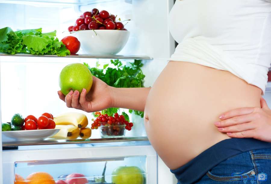 چه چیزی بخوریم جنین وزن بگیره