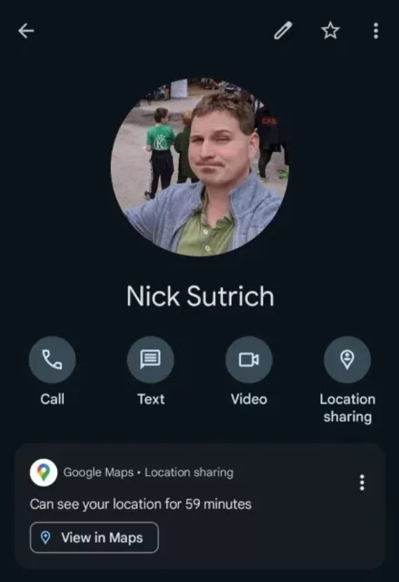 Google Contacts حالا می‌تواند موقعیت مکانی مخاطبین را نشان دهد!